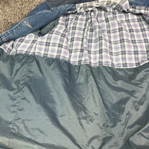 Vintage Cherokee Lined Denim Chore Rancher Jacket Size Medium - Picture 9 of 14